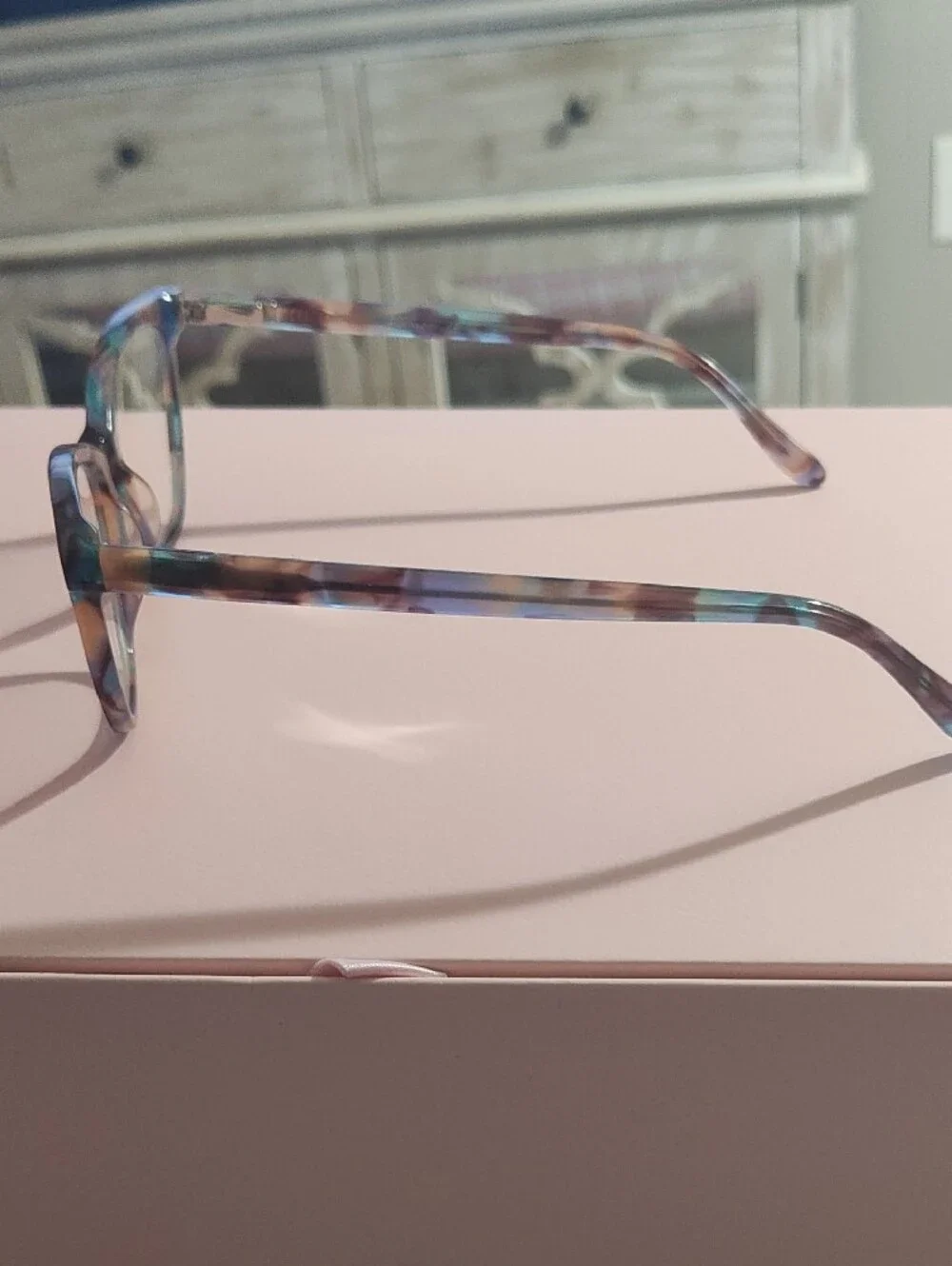 Blue Tortoiseshell Cat-Eye Reading Glasses for Women